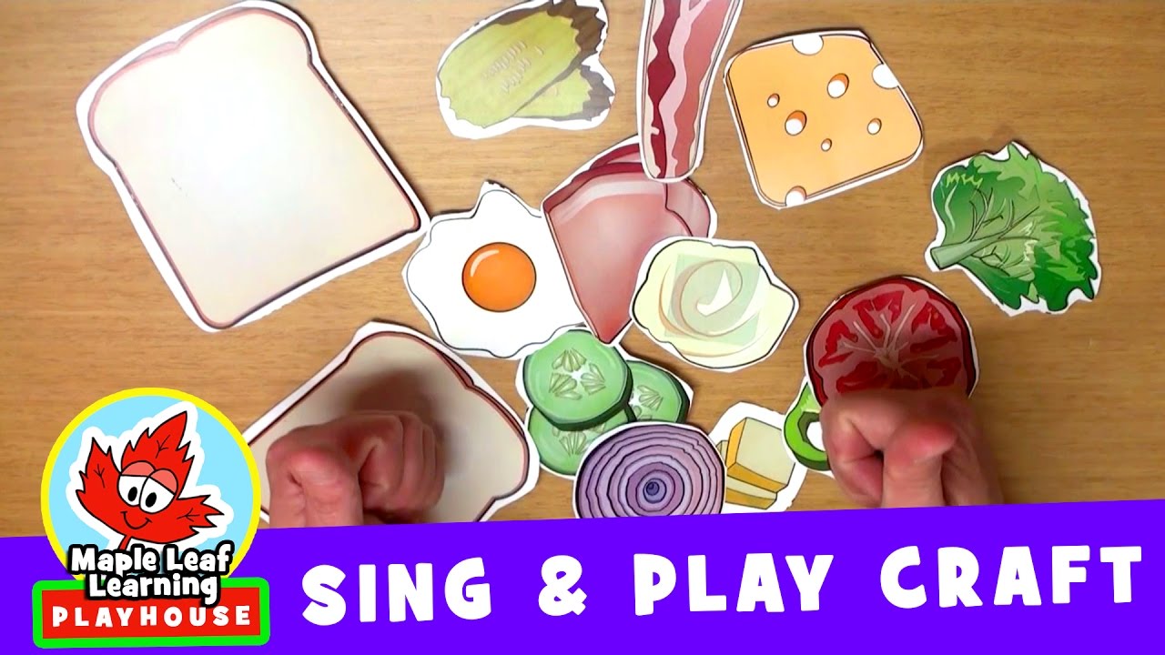 Make a Sandwich Activity for Kids | Maple Leaf Learning Playhouse