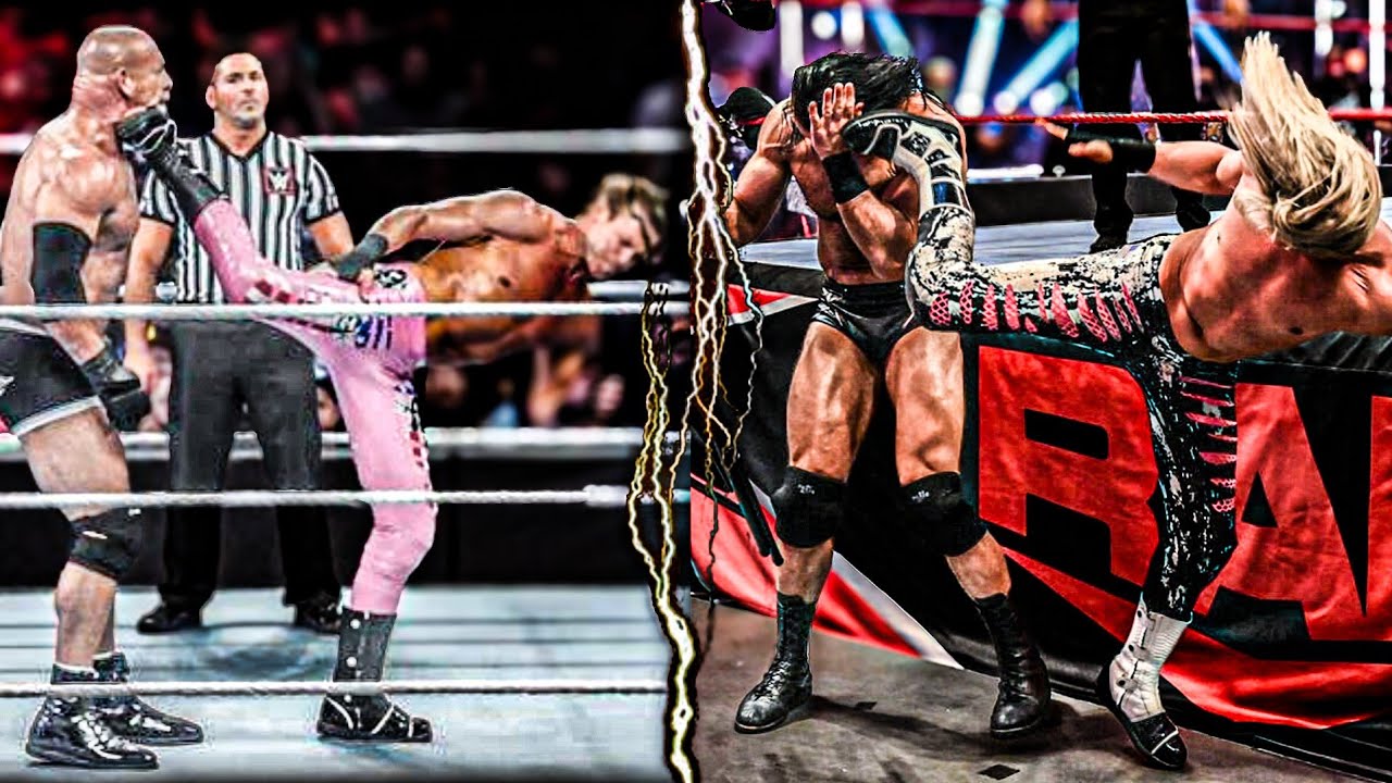 Unbelievable Dolph Ziggler Superkick Knockouts