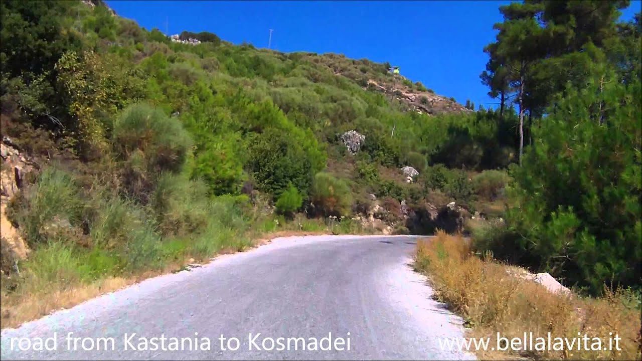 Samos 2013   road from Kastania to Kosmadei