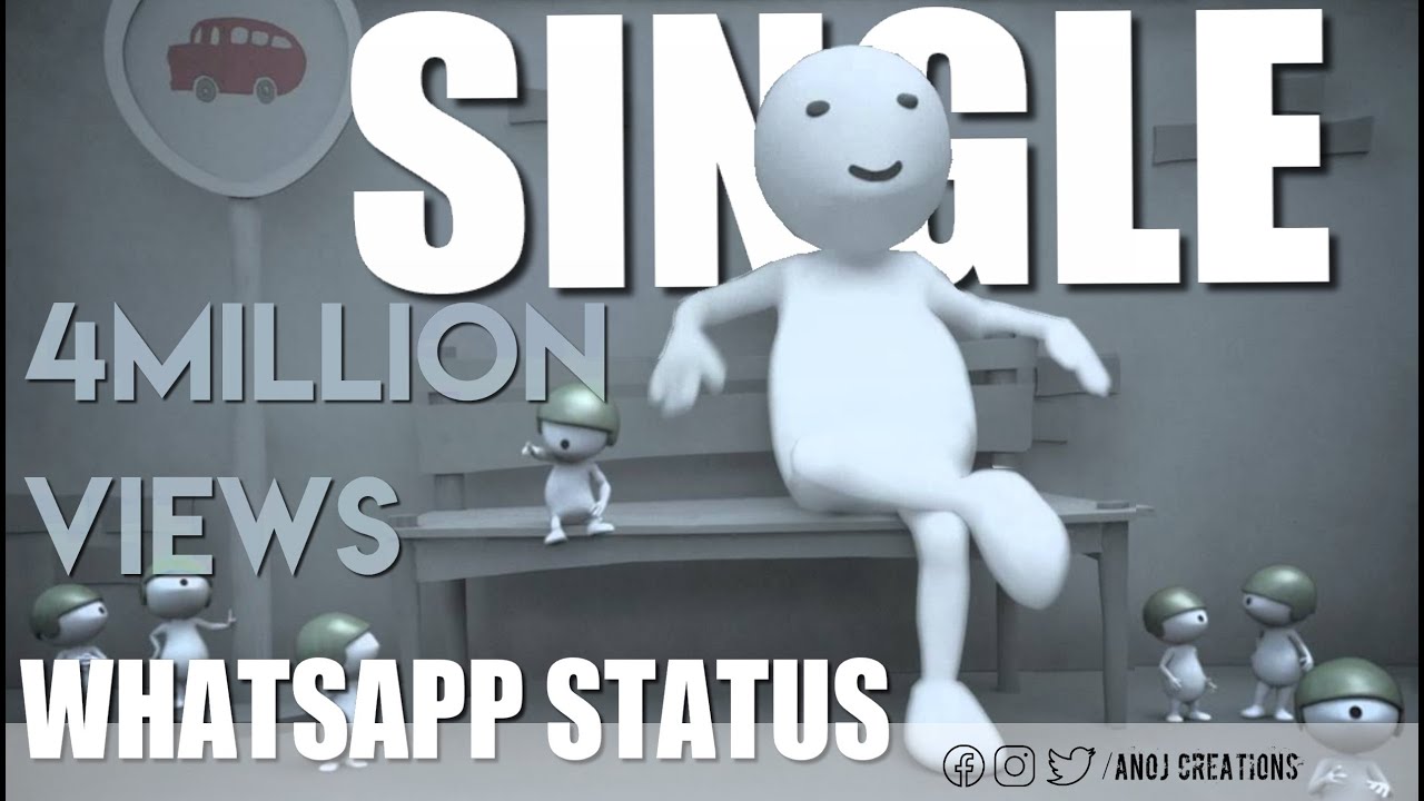 Single Whatsapp Status New 2023 | Being Single | Anoj Creations | #shorts
