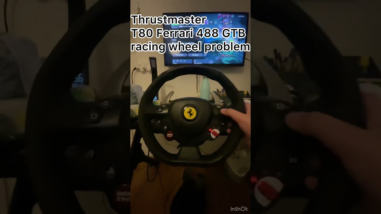 Thrustmaster T80 Ferrari racing wheel problem (PS5)