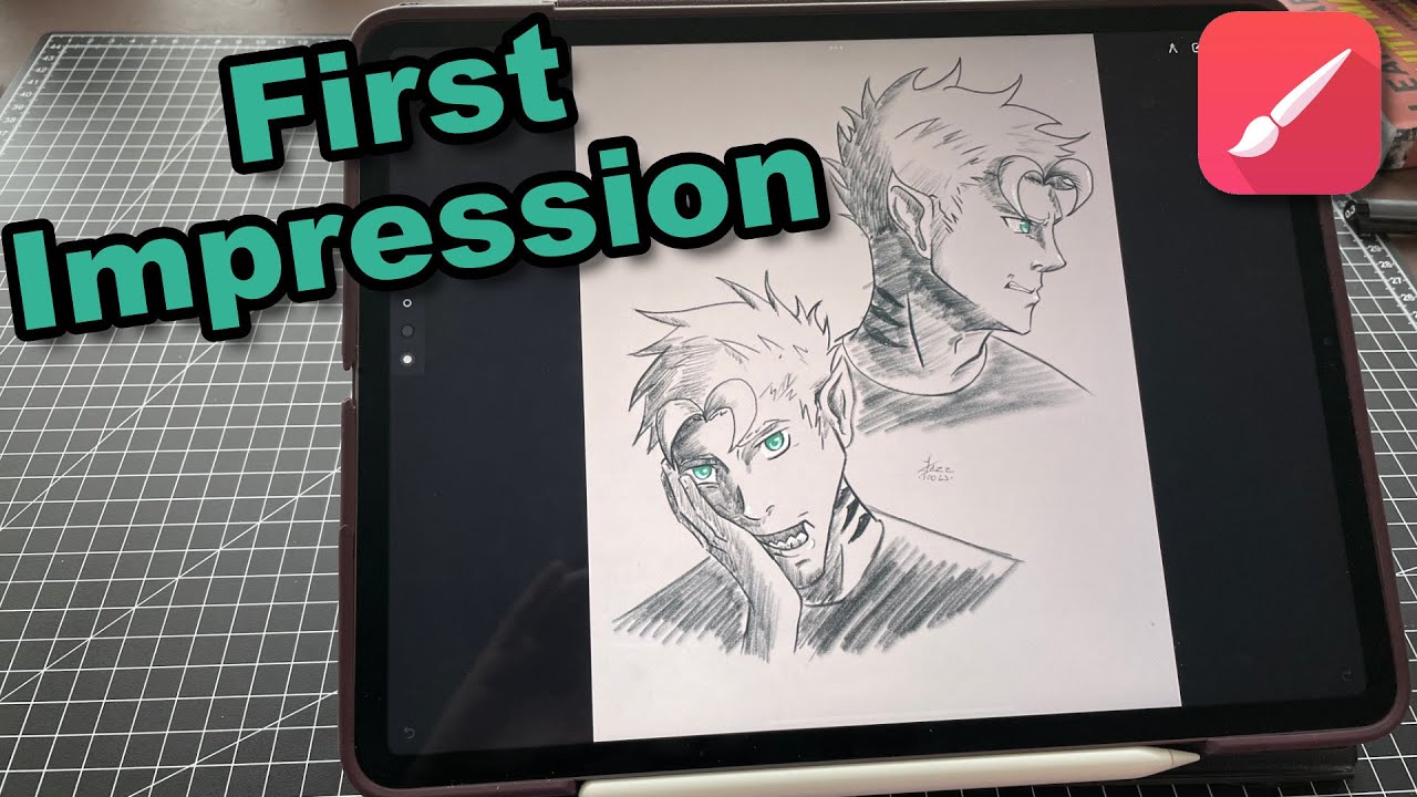First Impression of Infinite Painter | Sketching With Proko Brush