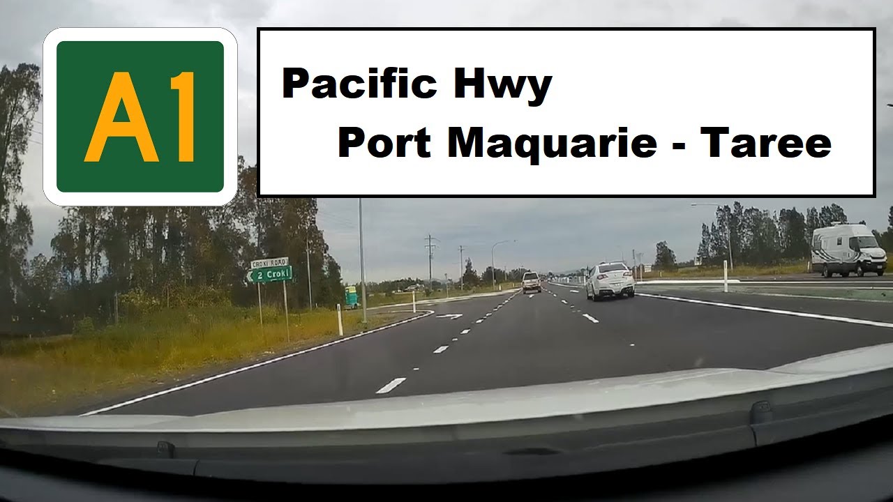A1 Driving Pacific Hwy from Brisbane to Sydney 009  Port Maquarie - Taree