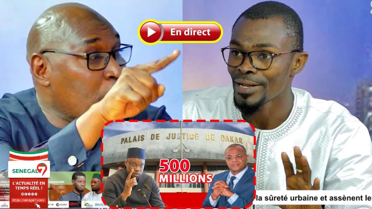 Adama Fall recadre en direct Serigne Niang Aff.SONKO-MMN sur une nouvelle procédure  500 Millions...