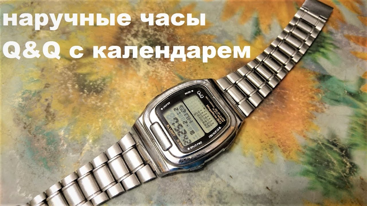Часы Q&Q с телефонной записной книжкой и полным календарём Обзор, настройка Q&Q mmc1-311 Meganote 30