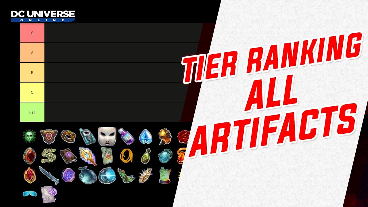 DCUO: Artifact Tier Ranking