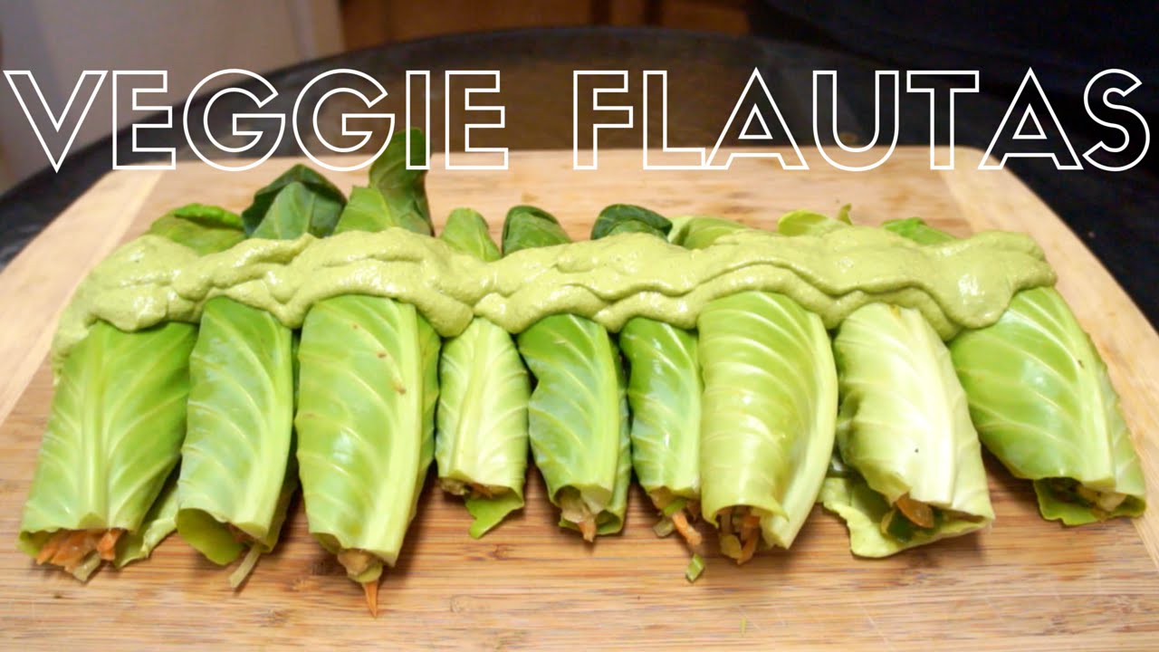 Veggie flautas | Crudiveganas