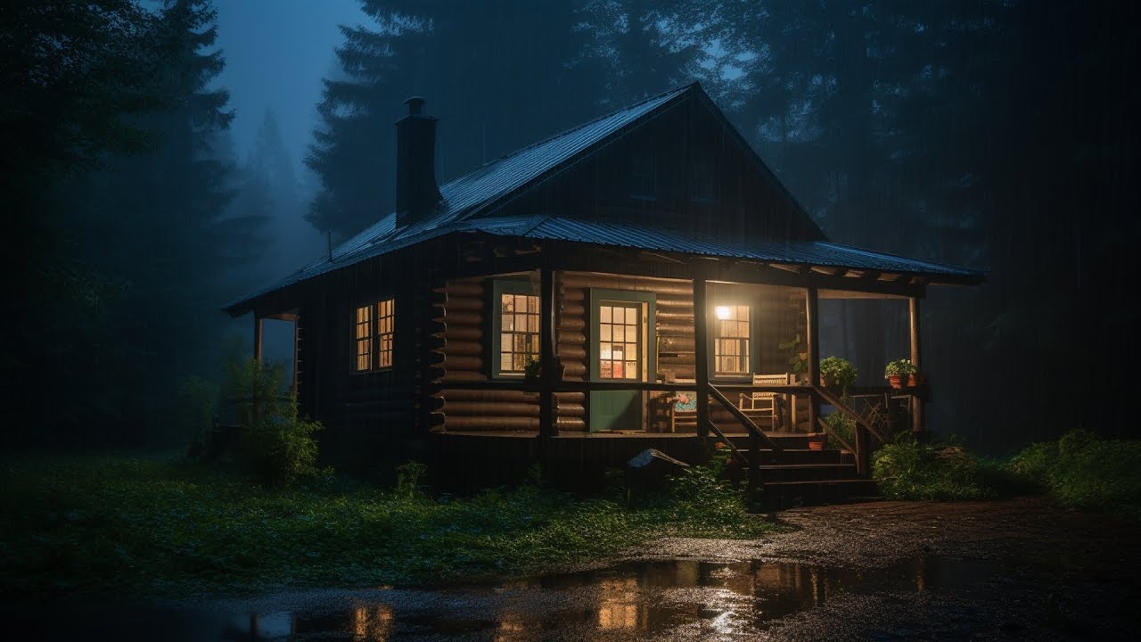 Pioggia Rilassante per Dormire - Battiti l'insonnia con Forti Piogge e Tuoni Intensi sul Tetto