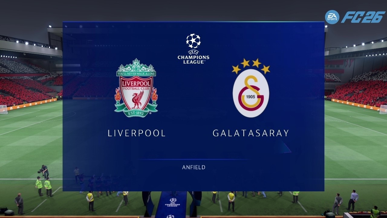 FC 26 - Liverpool vs Galatasaray - UCL 2025/26 Round of 16 - Şampiyonlar Ligi Full Gameplay PC™ [HD]