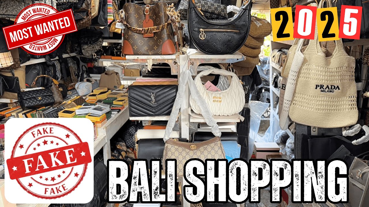 Bali Seminyak Fake Brand Designer Goods Shopping Market