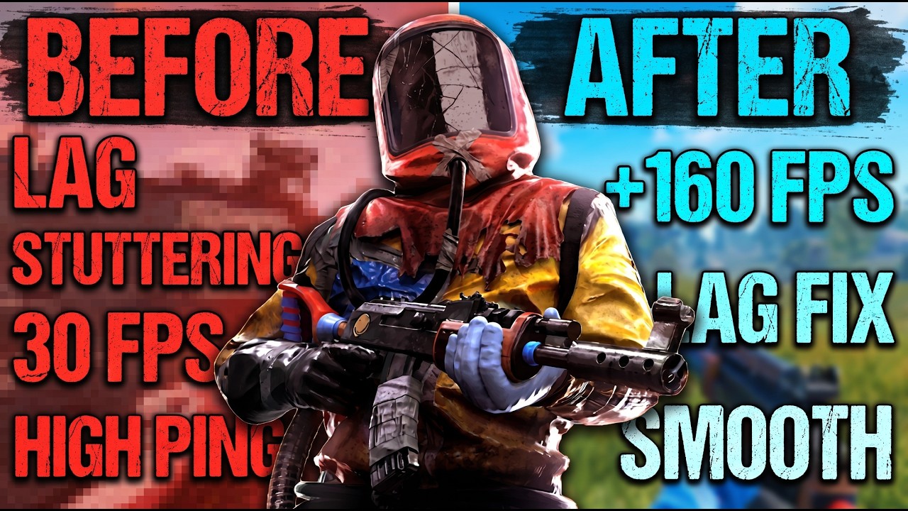 Rust FPS BOOST to 250+ FPS! FIX Lag, Stuttering & Rubberbanding (2026)