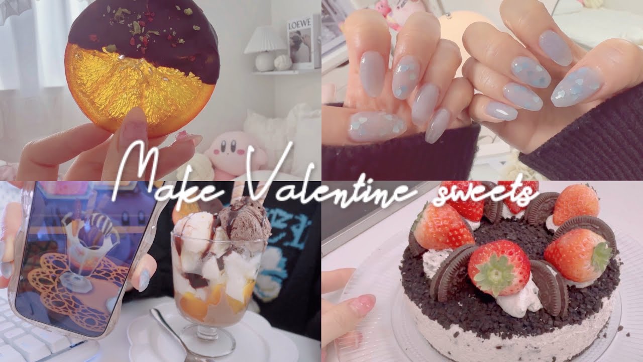 バレンタインのお菓子作りしまくるvlog