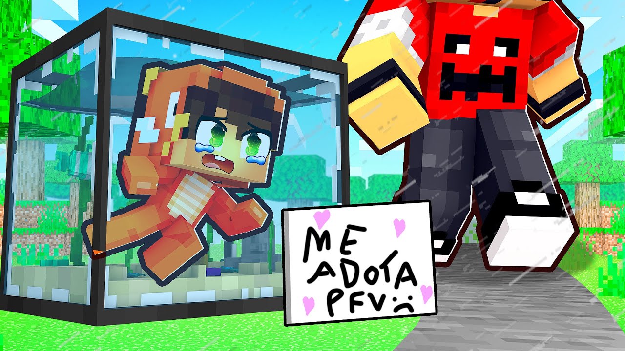 NINGUEM quer ADOTAR o BEBE PEIXE no Minecraft