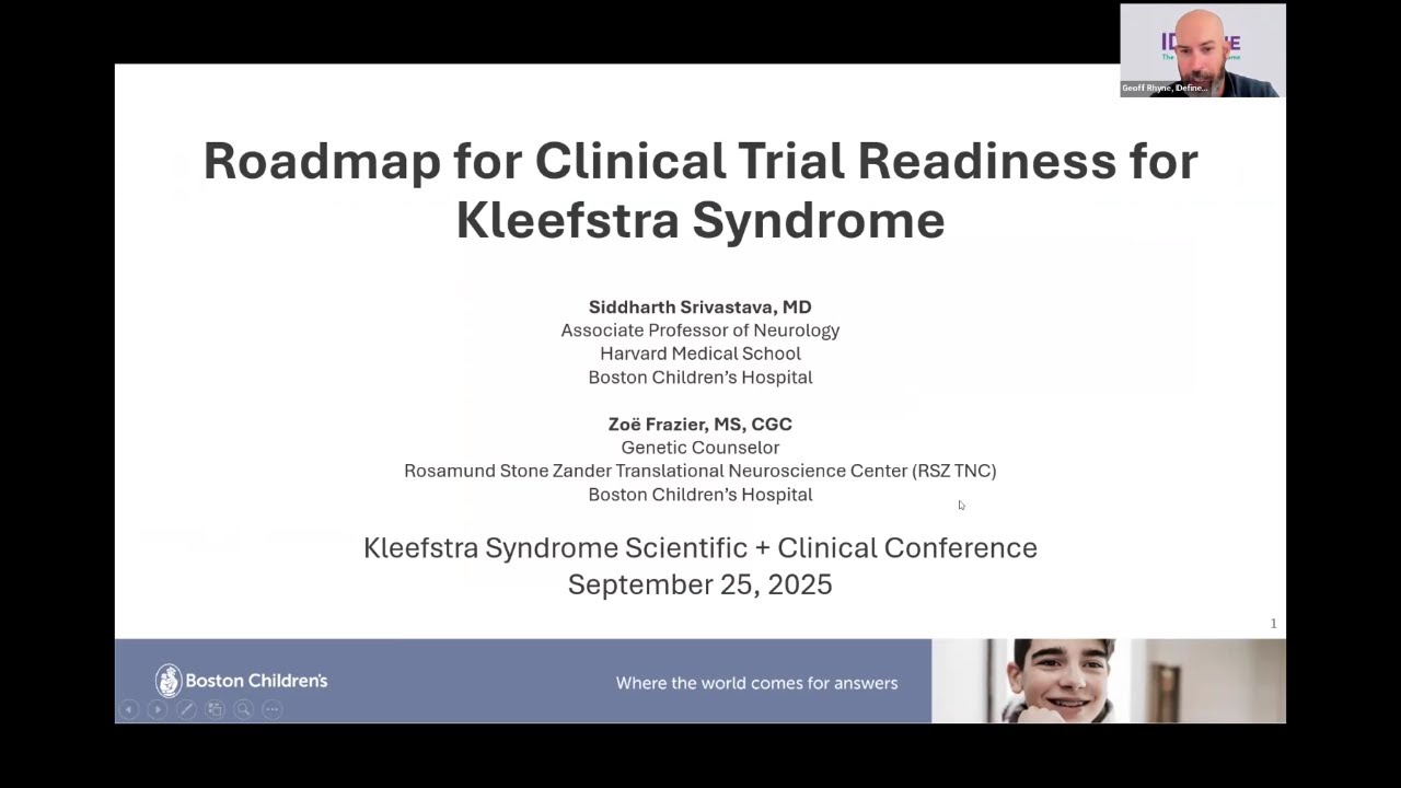 Roadmap for Clinical Trial Readiness for Kleefstra Syndrome