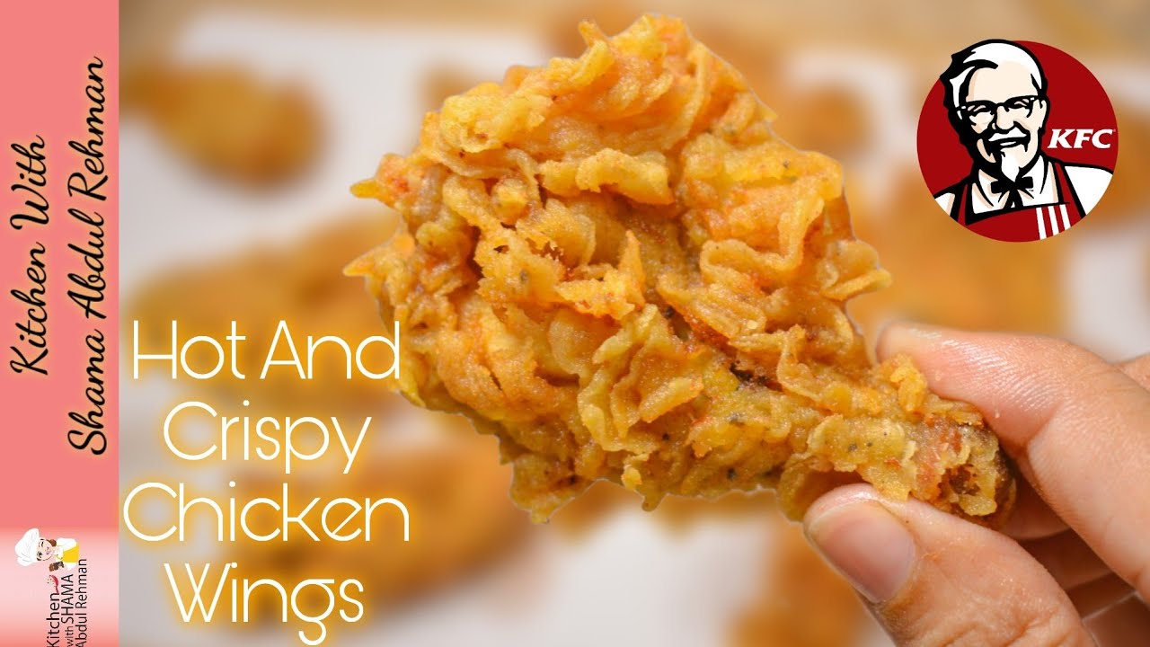 Рецепт острых и хрустящих куриных крылышек в стиле KFC | Простой рецепт острых куриных крылышек |...