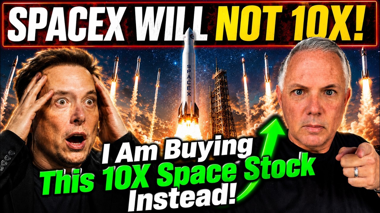 Spacex WILL NOT 10X! I Am Buying This OTHER Space Stock THAT WILL 10X!