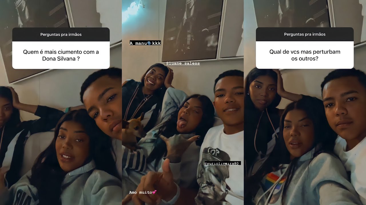 Ludmilla faz quiz dos irmãs via storys ig |