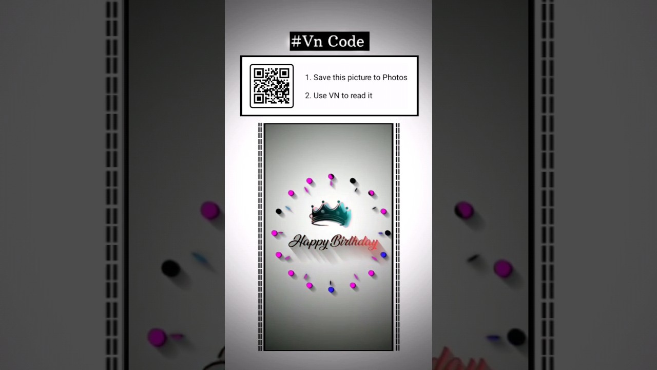 New Style Happy Birthday Video Editing In VN App Birthday Video Editing 🔥(85)