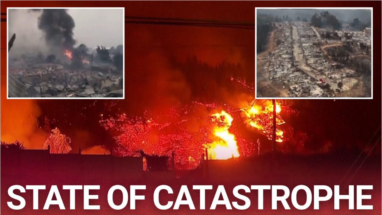 Chile declares state of catastrophe as wildfires rage across the country