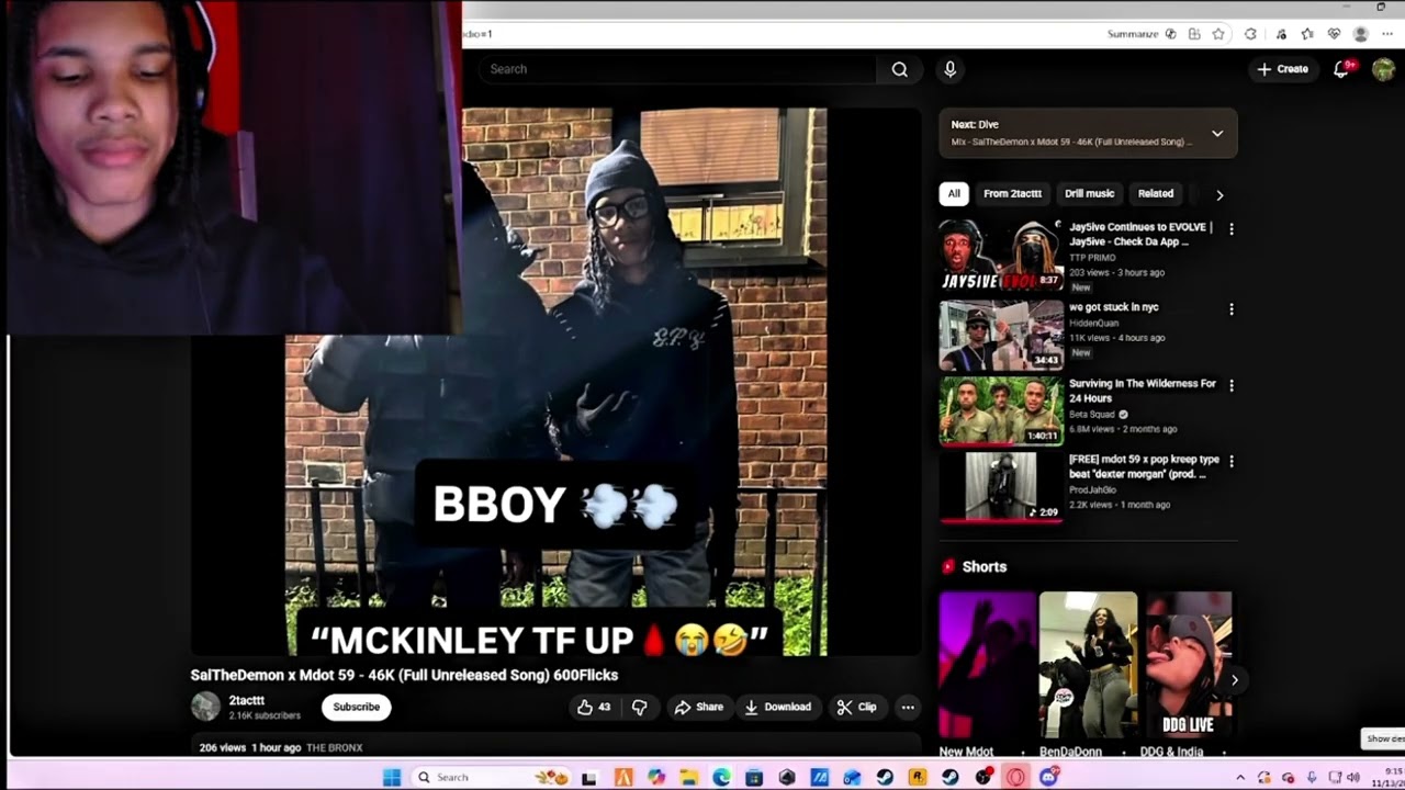 Mdot 59 Reacts To SaiTheDemon x Mdot 59 - 46K (Forever Situated) (Full Unreleased Song) 600Flicks 