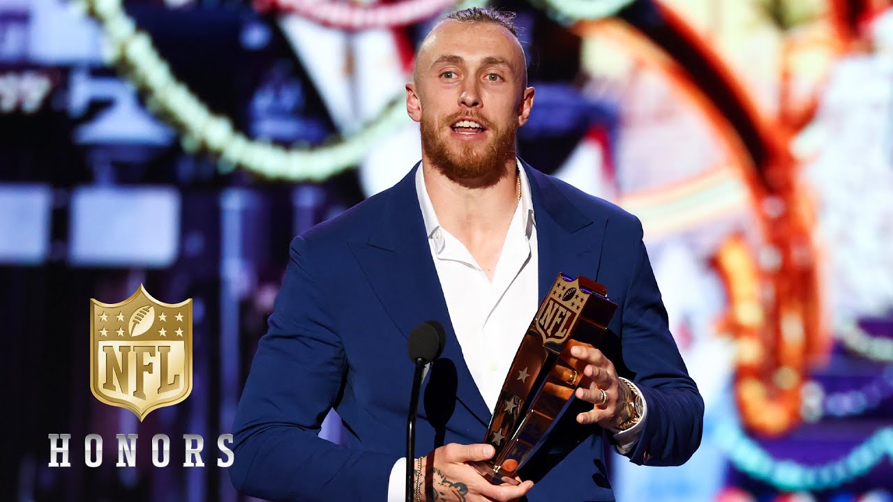 George Kittle Wins the Salute to Service Award | 2024 NFL Honors