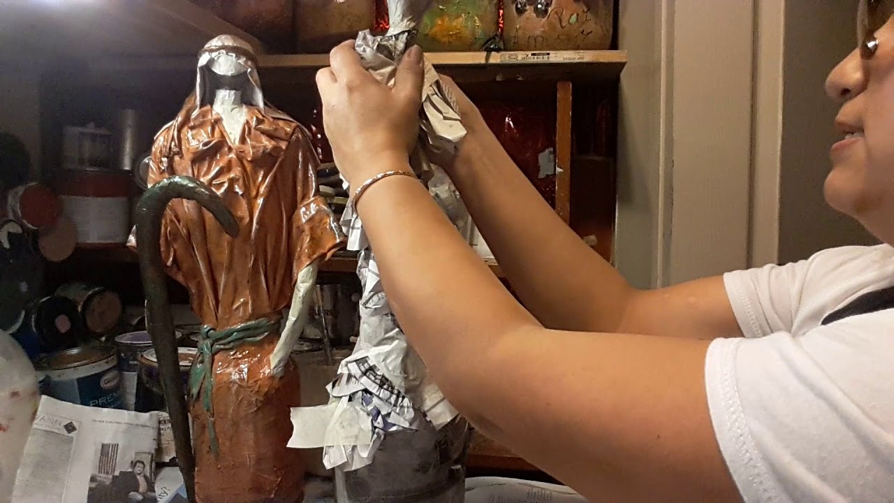 Tutorial #32:  San José  hecho con reciclaje fácil y hermoso  (1) parte