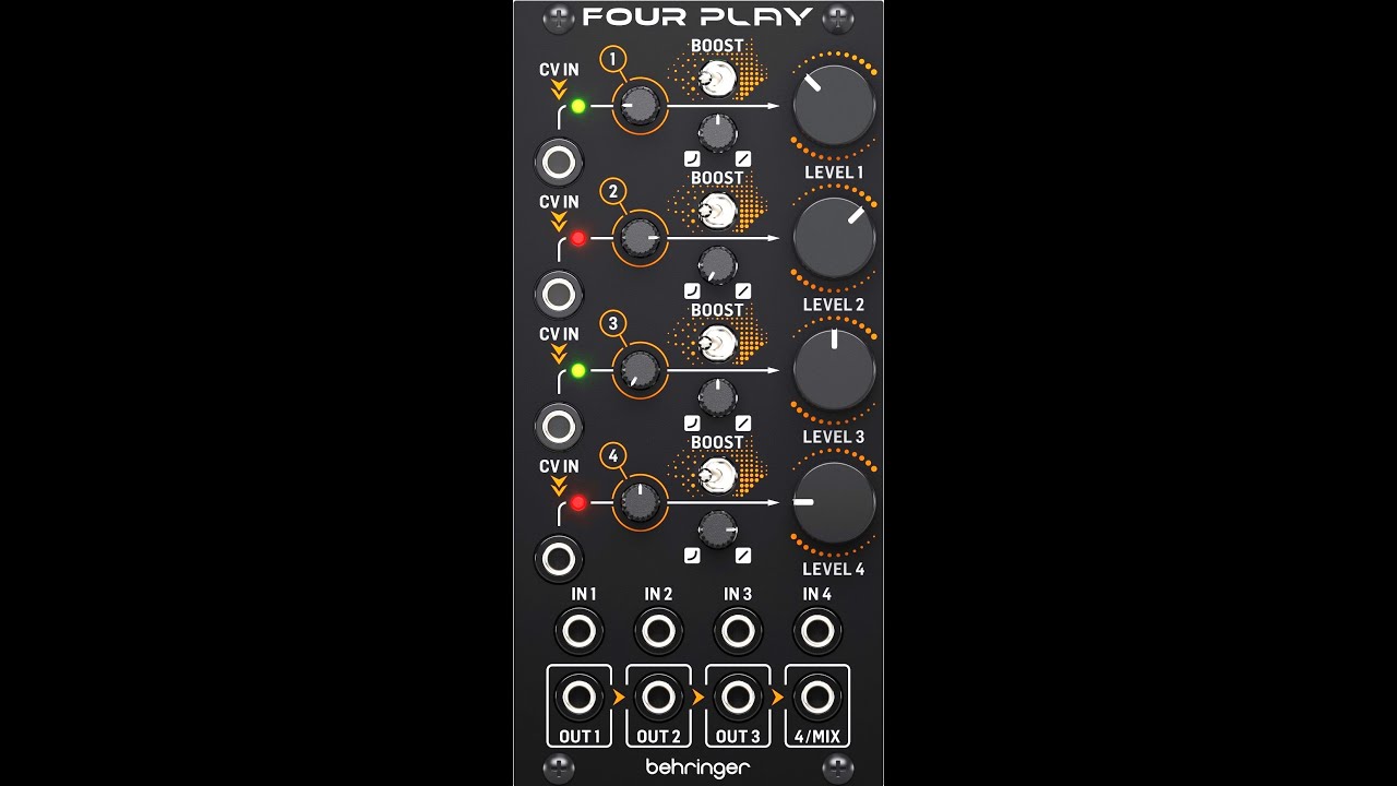 Four Play Quad VCA-микшер
