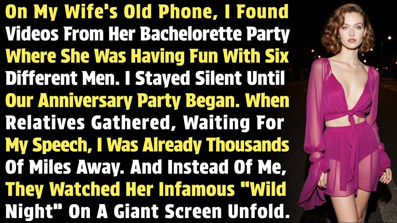 On My Wife’s Old Phone, I Found Videos From Her Bachelorette Party Where She Was Having Fun With…