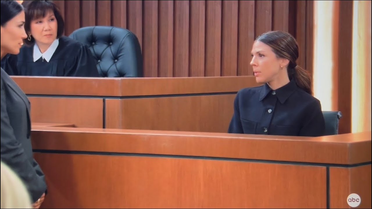 Kristina at Ava’s trial pt 5 General Hospital 11/25/24