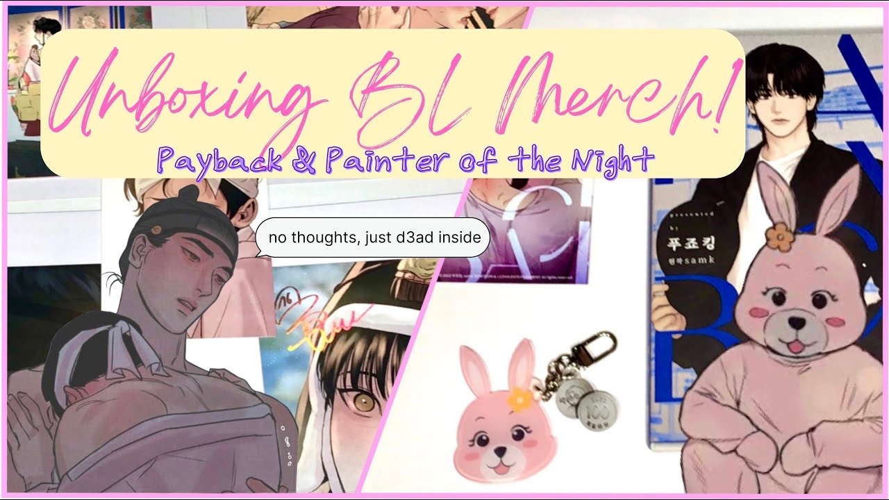 (BL MERCH UNBOXING) Payback Vol. 1 Limited Edition & Painter of the Night Artboards