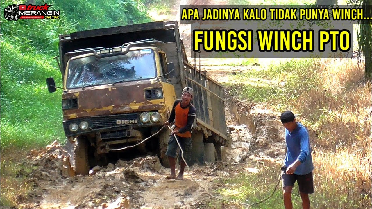 Fungsi dan kegunaan winch pto untuk truk sawit langsir