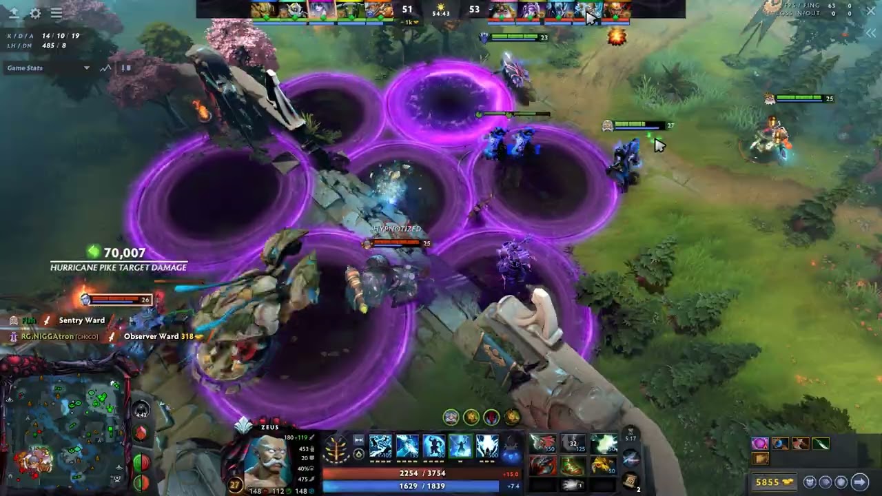 CARRY ZEUS VS CARRY SK