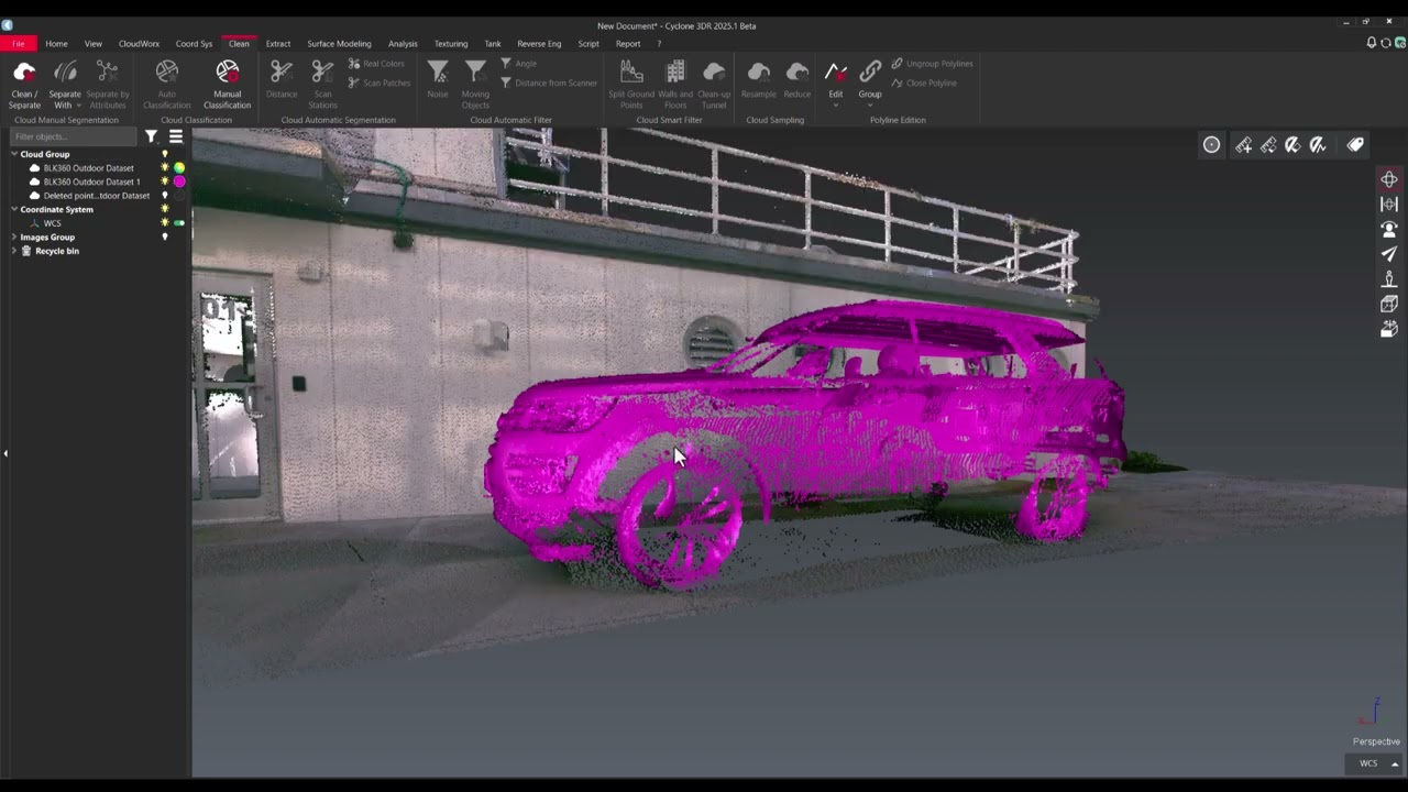 Leica Cyclone 3DR 2025.1 - AI Smart Object Segmentation