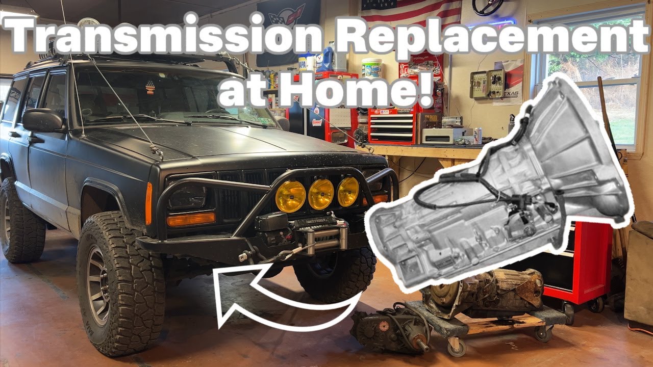 Руководство по замене автоматической коробки передач Jeep Cherokee AW4
