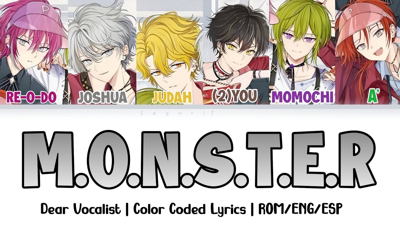 [Dear Vocalist] M.O.N.S.T.E.R - ALL VOCALISTS | LYRICS | ROM/ENG/SUB ESPAÑOL