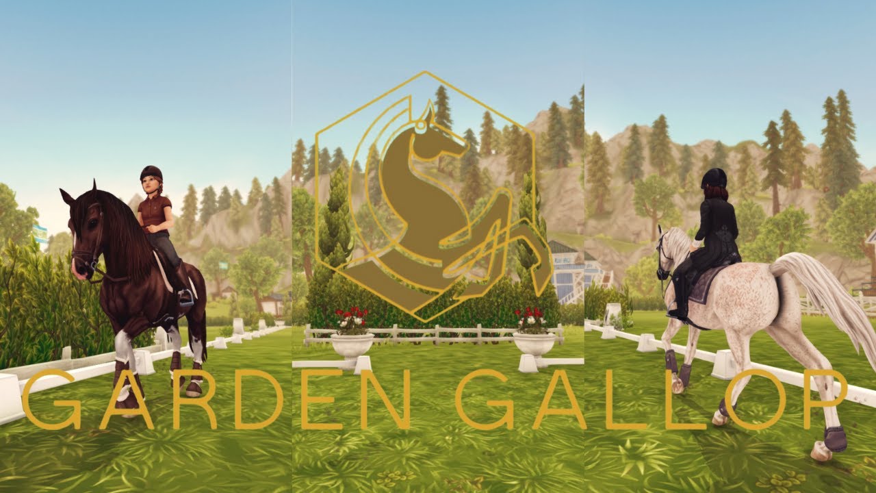 Garden Gallop Day 3 II realistic roleplay star stable online #56