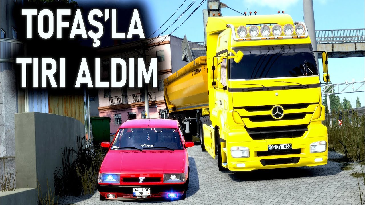 GERİ D&Ouml;ND&Uuml;M! MODİFİYELİ TIRLA PİYASA YAPTIM ETS 2 MOD Logitech G29