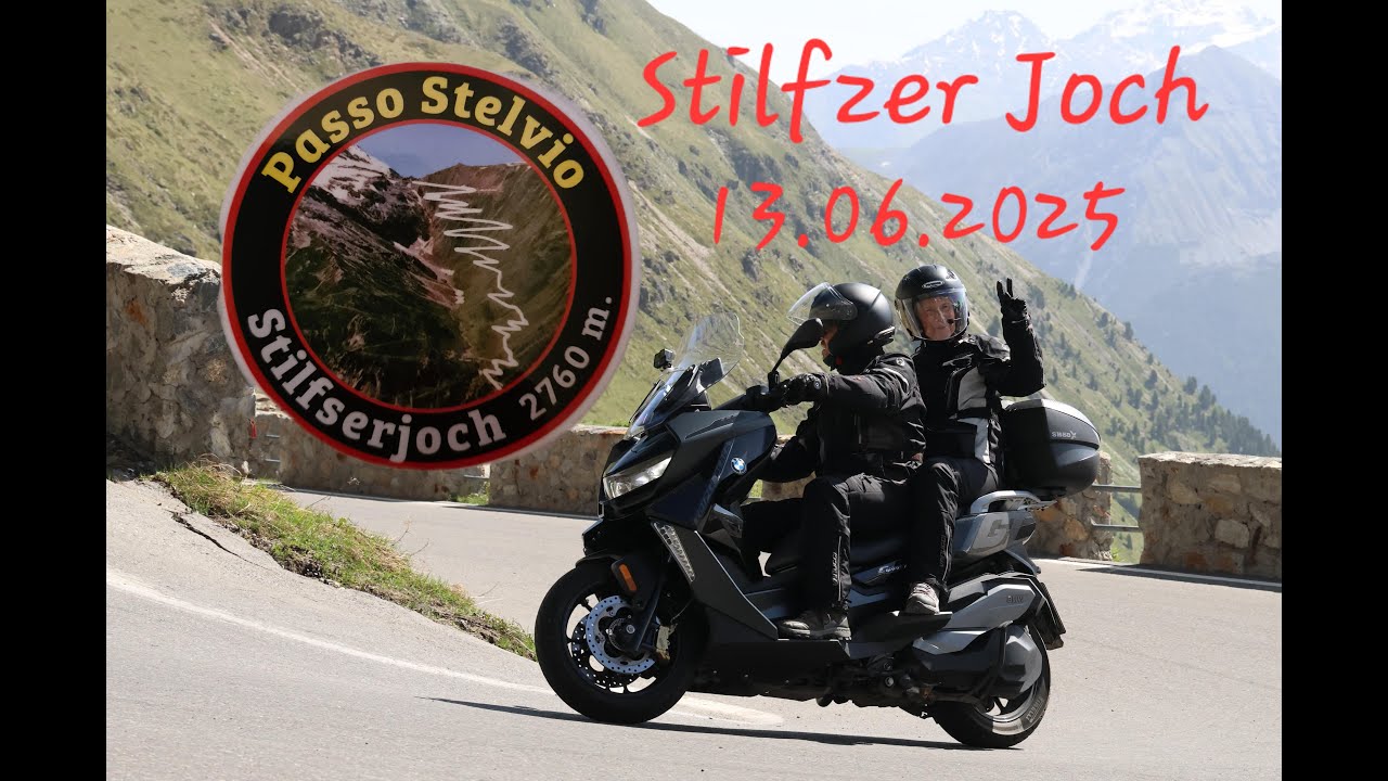 Stilfser Joch von und nach Trafoi am 13.06.2025 mit BMW c400GT