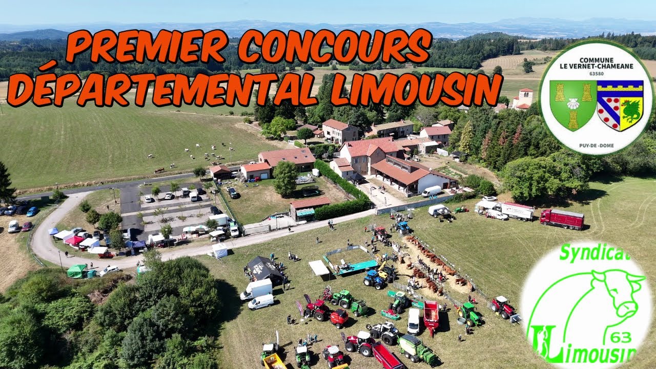Premier concours départemental LIMOUSIN du Puy-de-Dôme  au Vernet-Chaméane
