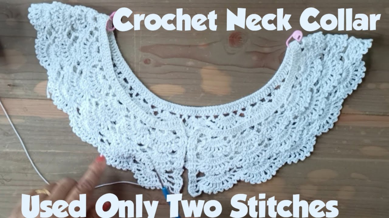 Crochet Neck Collar|Crochet Lace Collar|Outfit|Crochet Stitches Tutorial