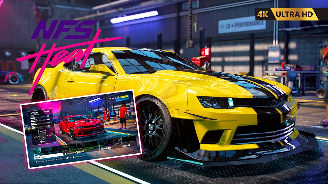 Chevrolet Camaro Z28 - 4K ultra HD - BUMBLEBEE IS BACK! 🐝🔥TUNED to PERFECTION - Need For Speed Heat
