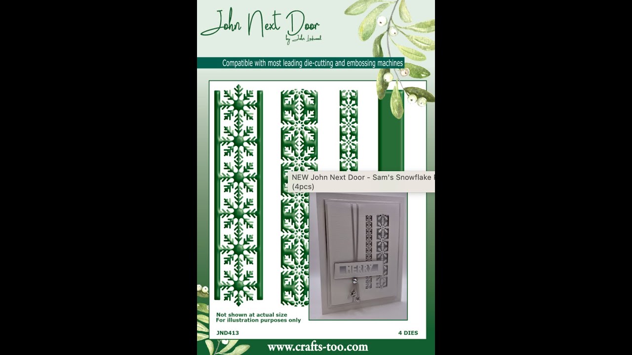JND413 - Snowflake Panels - Card 2