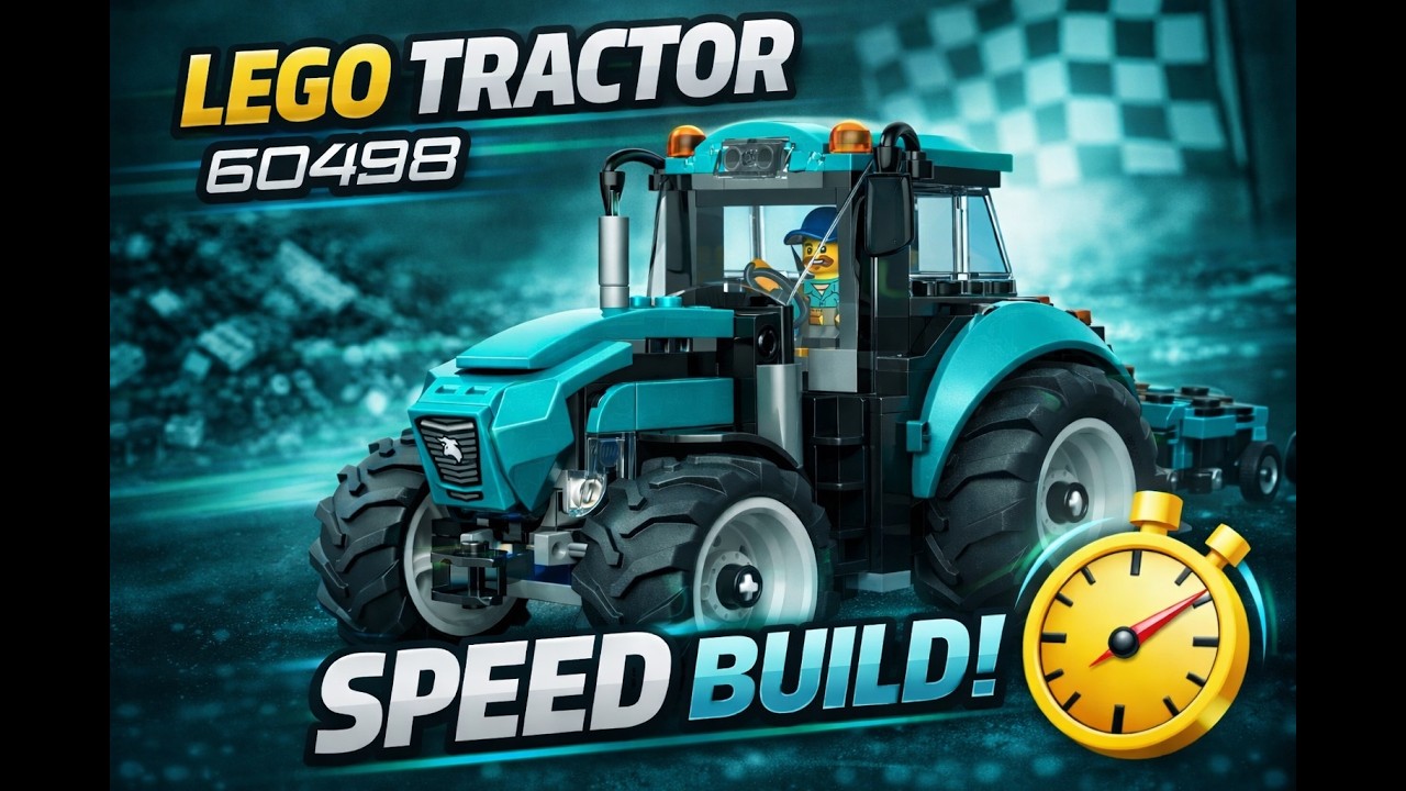 Tractor - LEGO Speed Build | Satisfying Time Lapse