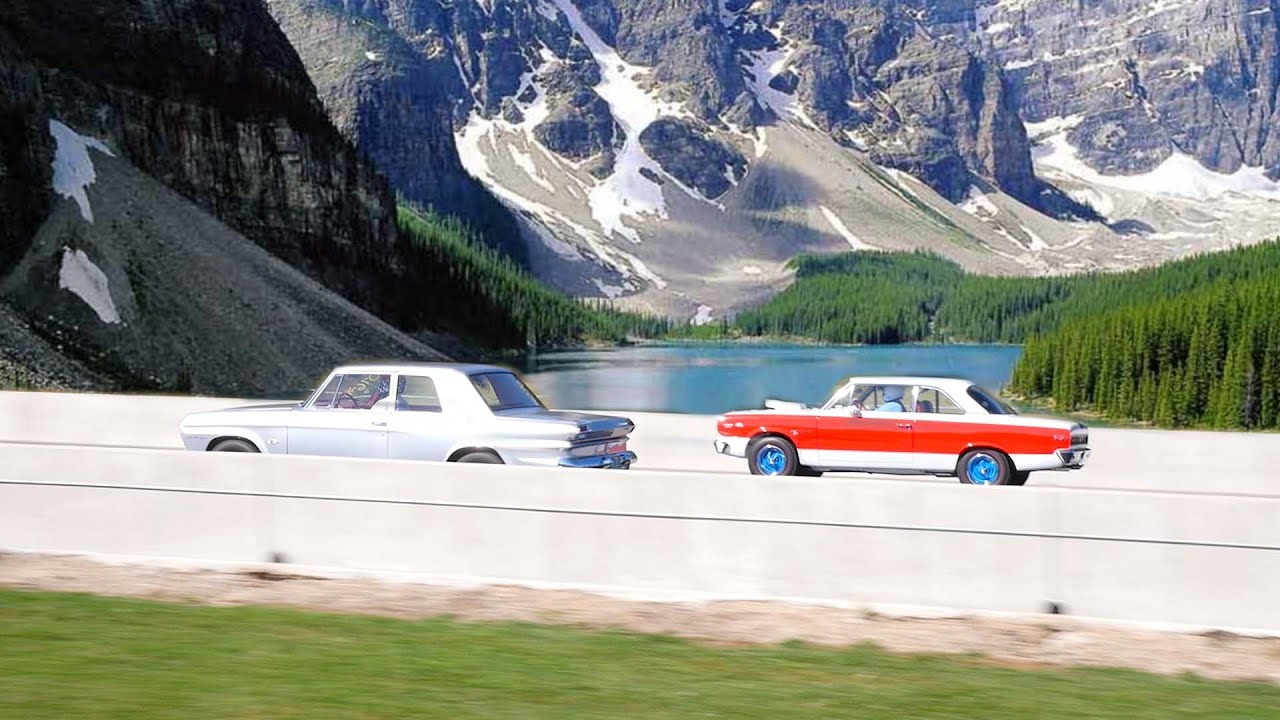 1969 AMC HURST SCRAMBLER VS 1964 SUPERCHARGED STUDEBAKER CHALLENGER R3