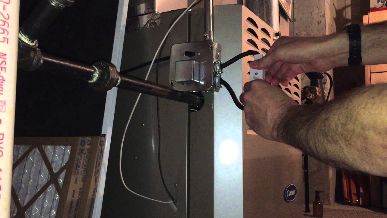 Running a furnace off a portable generator. $15 in parts.