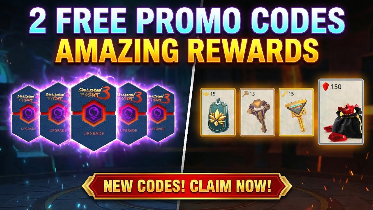 Free 2 Promo codes 🥳 Get Them Now ⭐ Shadow Fight 3 Free Gifts 