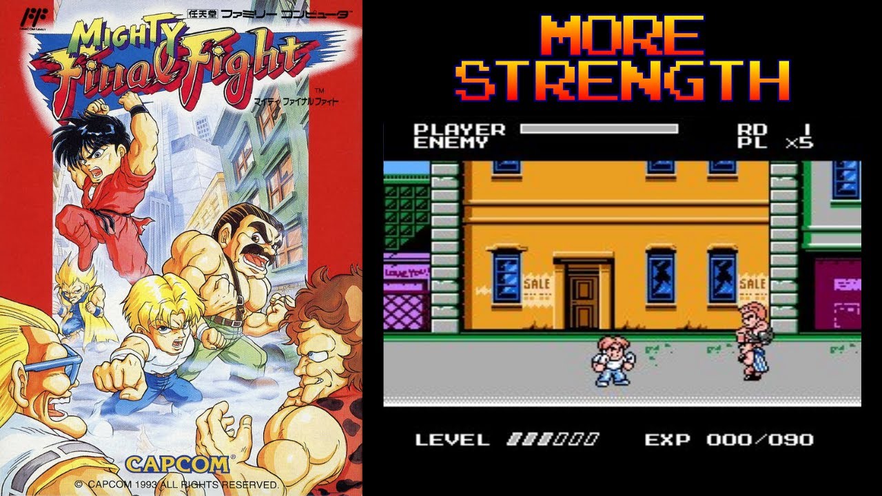 Mighty Final Fight / Cheat: More Strength with Guy or Cody  (Nintendo NES - Nintendinho)