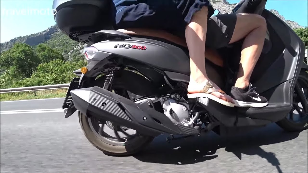 The 2019 SYM HD300 scooter practicality and drive test