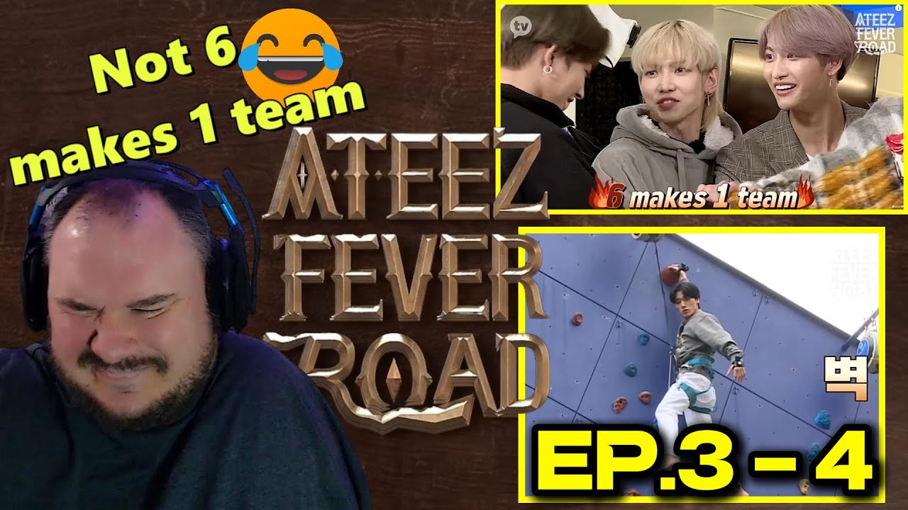 Not the 6 makes 1 Team 😂 ATEEZ FEVER ROAD episodes 3 & 4 | Reaction