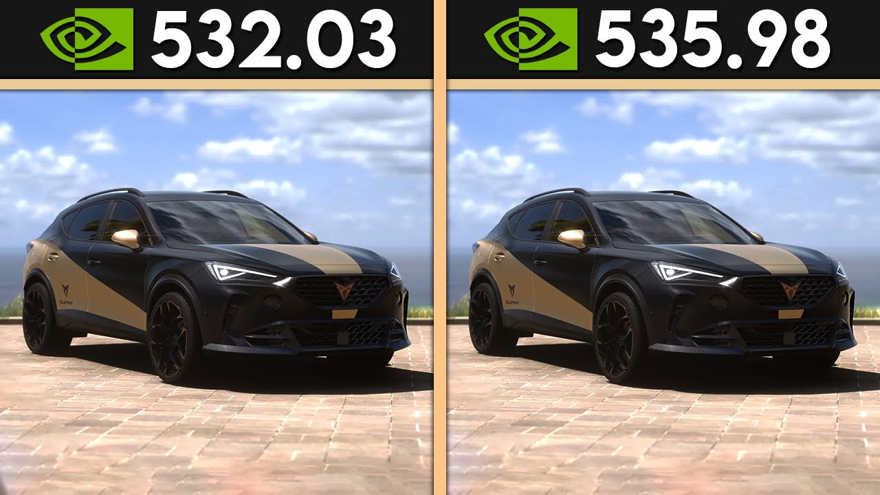 NVIDIA GEFORCE GAME READY DRIVER | 535.98 vs 532.03